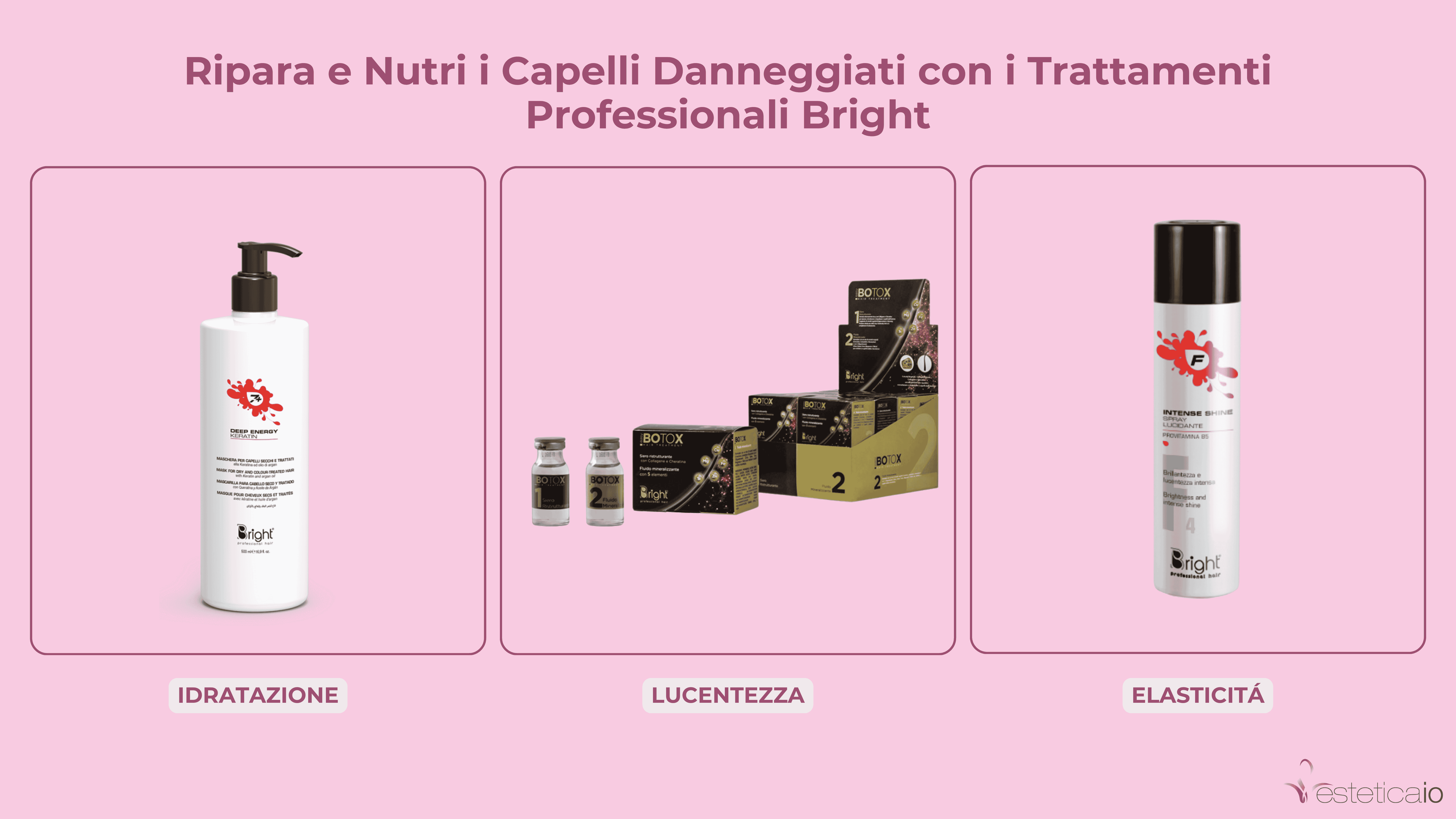 Ripara e Nutri i Capelli Danneggiati con i Trattamenti Professionali Bright